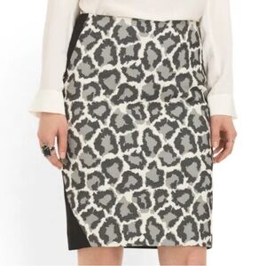 Diane Von Furstenberg animal print pencil skirt